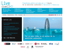 Tablet Screenshot of livebarcelona.cat